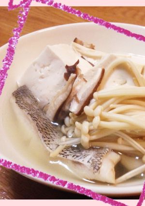 手軽にできる、たらとエノキの塩鍋-レシピのメイン写真