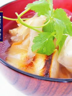 出汁の味わいが深い 鶏肉のお雑煮-レシピのメイン写真