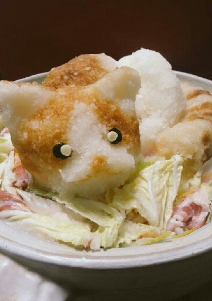 大根おろしアート★猫鍋-レシピのメイン写真