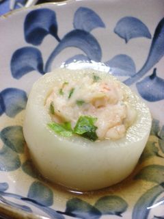 大根風呂には海老団子-レシピのメイン写真