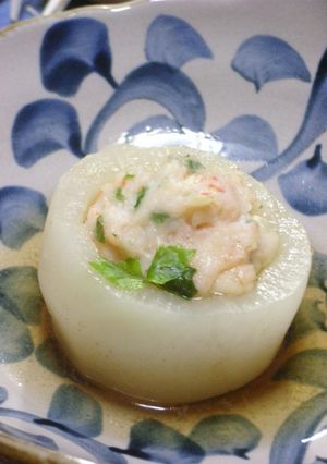 大根風呂には海老団子-レシピのメイン写真