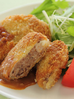 黒豆とチーズのはさみトンカツ【天狗缶詰】-レシピのメイン写真