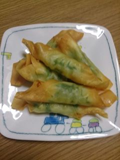残ったワンタンの皮で(^^)簡単おつまみ-レシピのメイン写真