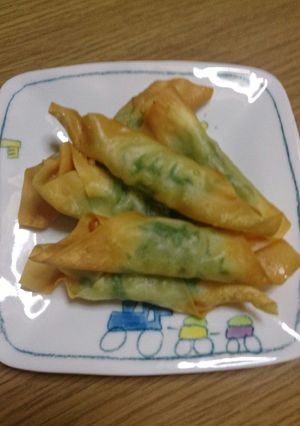 残ったワンタンの皮で(^^)簡単おつまみ-レシピのメイン写真