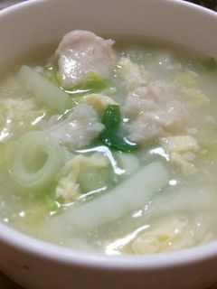 ささみと白菜のやわらかトロトロスープ-レシピのメイン写真