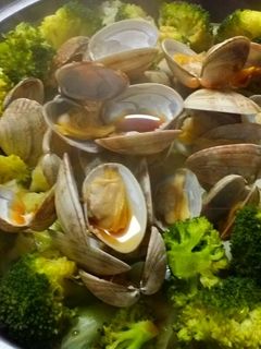 あさりと野菜の酒蒸し-レシピのメイン写真