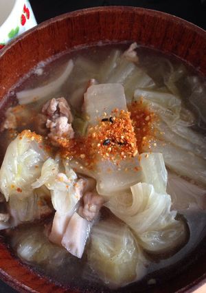簡単！自慢の白菜スープ-レシピのメイン写真