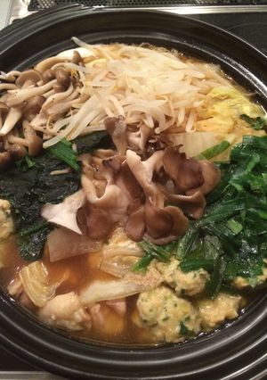 我が家のふわふわ鶏団子鍋☆スープも簡単-レシピのメイン写真