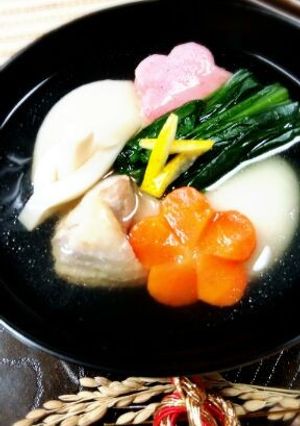 簡単お雑煮のだし～♪《鶏出汁》-レシピのメイン写真