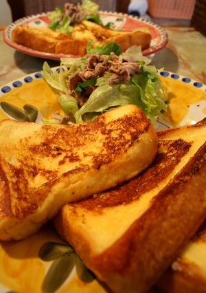 ふわぷに☆フレンチトースト-レシピのメイン写真