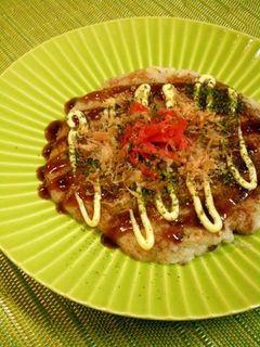 つなぎ無しの超ヘルシーな長いもお好み焼き-レシピのメイン写真