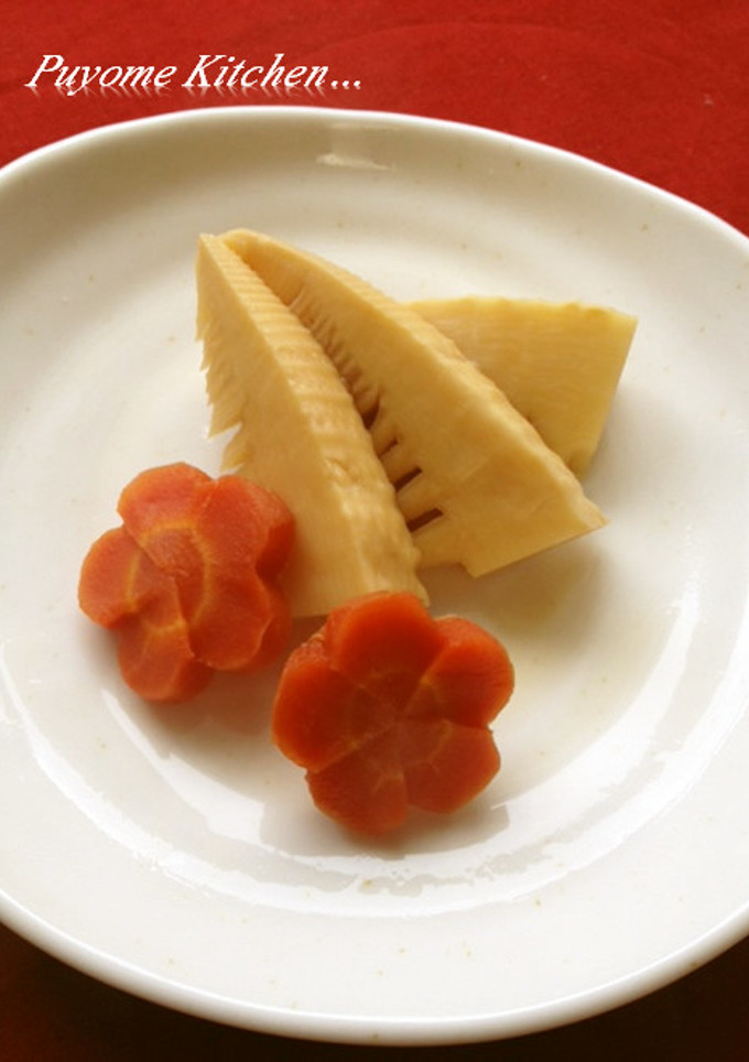 たけのこと人参の煮物-レシピのメイン写真