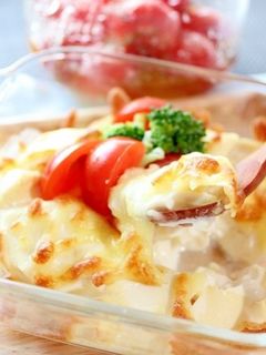 焼くだけ絶品♪ふわふわお豆腐チーズ焼き-レシピのメイン写真
