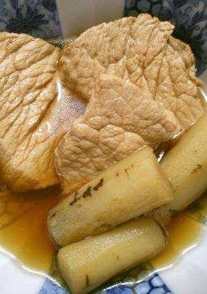 おせちにも！ 美味しい ごぼう入り 煮豚-レシピのメイン写真