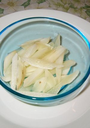ヤーコンの甘酢和え-レシピのメイン写真