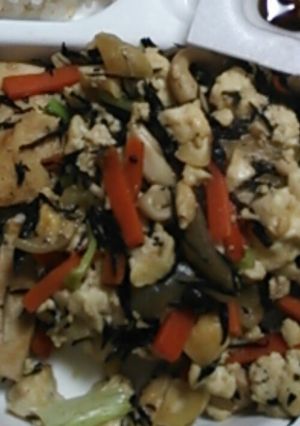 豆腐と鳥むね肉のナッツ炒め-レシピのメイン写真