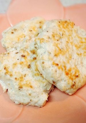 手づかみ食べに☆ささみ豆腐ハンバーグ-レシピのメイン写真