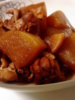 鳥モモ肉と大根の煮物-レシピのメイン写真