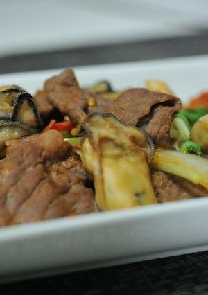牡蠣と牛肉の炒め物-レシピのメイン写真