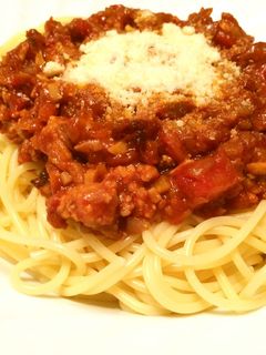 ゴロっとお肉のミートソース(ボロネーゼ)-レシピのメイン写真
