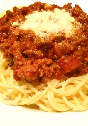 ゴロっとお肉のミートソース(ボロネーゼ)-レシピのメイン写真