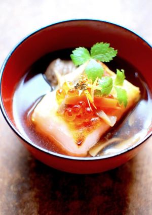みんな喜ぶ☆鶏ごぼうのお雑煮-レシピのメイン写真