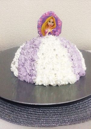 パンで ラプンツェルドームケーキ-レシピのメイン写真