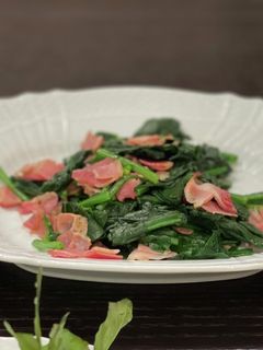 簡単◎ベーコンとほうれん草の炒めもの-レシピのメイン写真