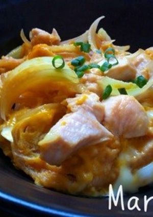 レンジ4分♪とろ〜り卵が美味しい♡親子丼-レシピのメイン写真