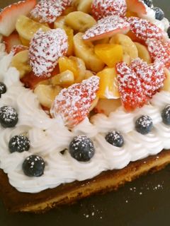 豪華☆デコレーションチーズケーキ-レシピのメイン写真
