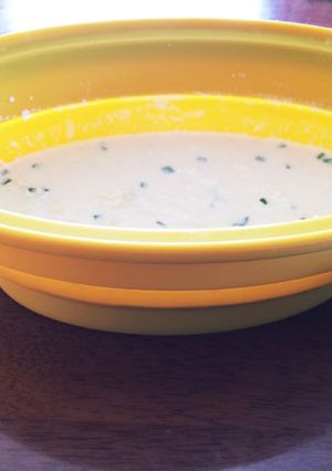 簡単 シリコンスチーマーで豆腐リゾット風-レシピのメイン写真