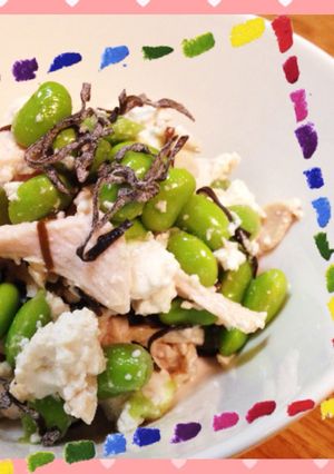 残った豆腐を使った、白和え風サラダ-レシピのメイン写真