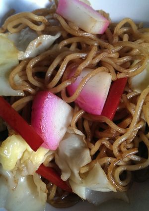 肉なし♪ヘルシー かまぼこ焼そば-レシピのメイン写真