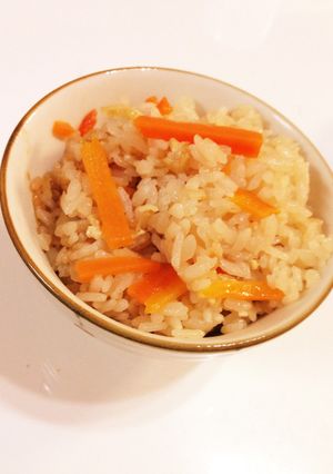 幼児にも◎にんじんと油揚げの炊き込みご飯-レシピのメイン写真