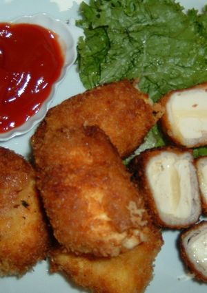 豆腐の豚肉巻きチーズ揚げ-レシピのメイン写真