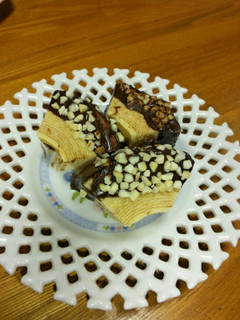 バウムクーヘンのチョコレートがけ☆-レシピのメイン写真
