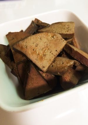 超簡単♡レバニラにも♡塊レバーのソース煮-レシピのメイン写真