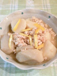 里芋とひき肉の柚子胡椒味噌煮-レシピのメイン写真