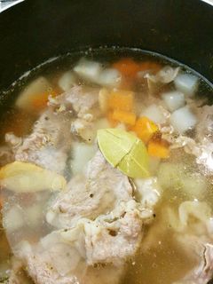 牛肉と大根と昆布とコンソメのスープ-レシピのメイン写真
