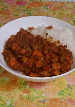 トマト缶で作るキーマカレー-レシピのメイン写真