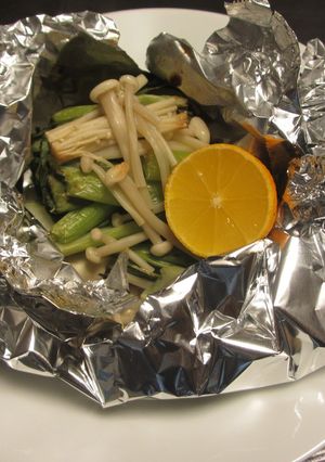 豆腐ときのこのホイル焼き　おもてなしにも-レシピのメイン写真
