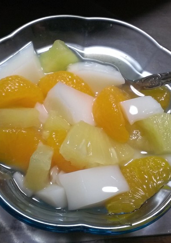 ぶるぶるぷるぷる簡単甘さ控えめ杏仁豆腐-レシピのメイン写真