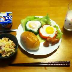 カラフル目玉焼き-レシピのメイン写真