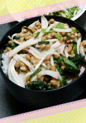 相性バツグン♪超簡単ニラかま納豆-レシピのメイン写真