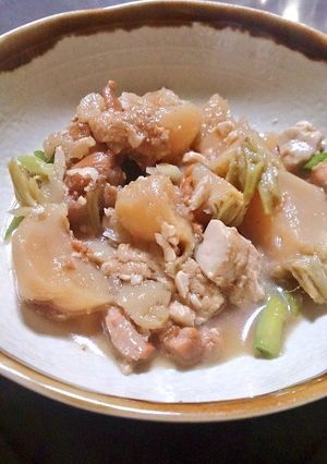 鶏とかぶと厚揚げの煮物-レシピのメイン写真