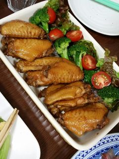 身離れ抜群!鳥手羽の甘辛照り煮-レシピのメイン写真