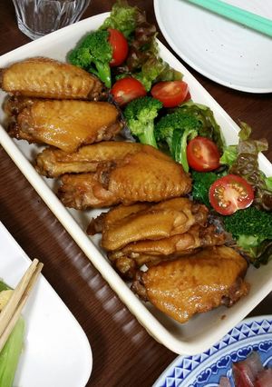 身離れ抜群！鳥手羽の甘辛照り煮-レシピのメイン写真