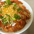 超簡単に激旨!キムチとごま油の卵かけご飯