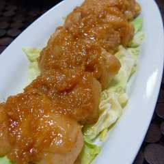 รูปของ 鶏もも肉の漬け焼き