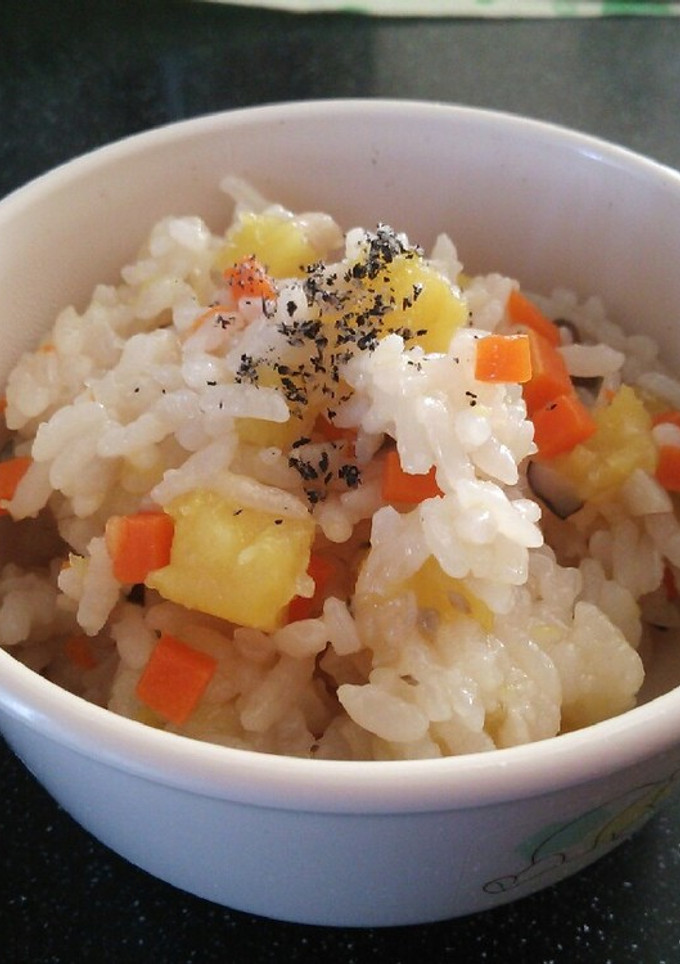 離乳食後期 さつまいもの炊き込みご飯-レシピのメイン写真